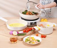 銀月麥飯石不粘鍋三件套 DFS-TZ952B